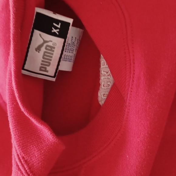 Puma Extra large pullover sweatshirt color red with Red Wings Hockey 1926 h - Picture 4 of 4